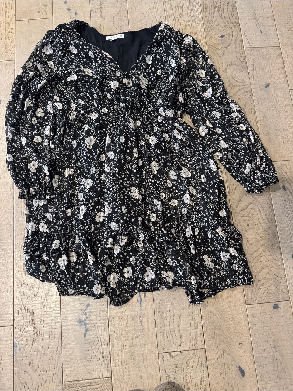 And now this  Floral V-Neck Tiered Dress
